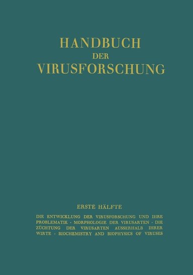 bokomslag Handbuch der Virusforschung