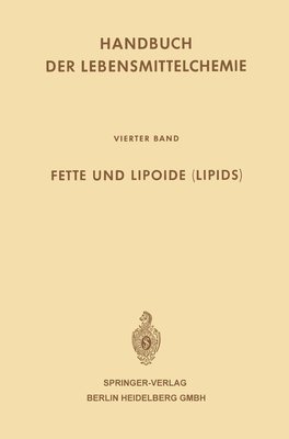 bokomslag Fette und Lipoide (Lipids)