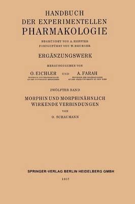 bokomslag Morphin und Morphinähnlich Wirkende Verbindungen