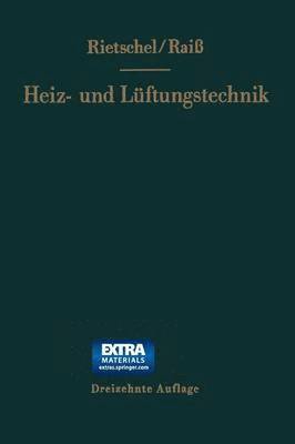 bokomslag H. Rietschels Lehrbuch der Heiz- und Lüftungstechnik