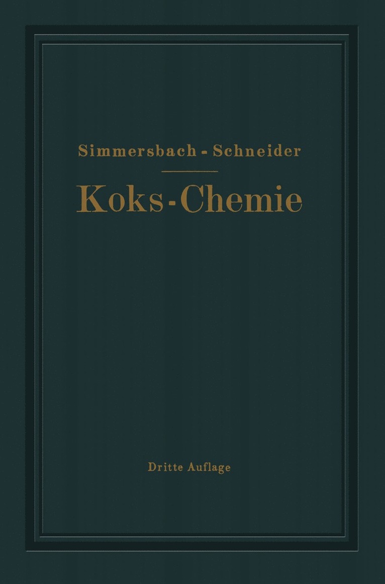 Grundlagen der Koks-Chemie
