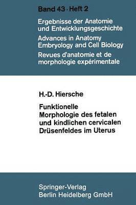 bokomslag Funktionelle Morphologie des fetalen und kindlichen cervicalen Drsenfeldes im Uterus