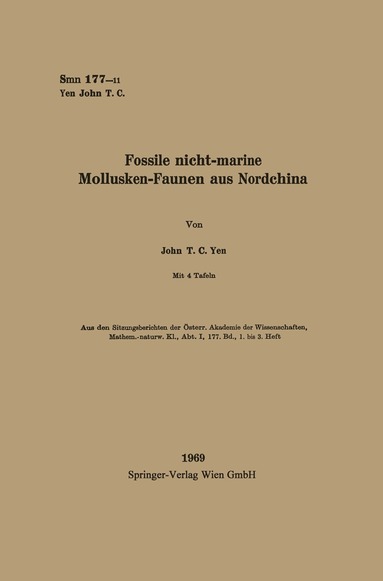 bokomslag Fossile nicht-marine Mollusken-Faunen aus Nordchina