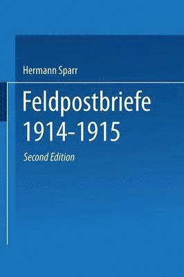 bokomslag Feldpostbriefe 19141915