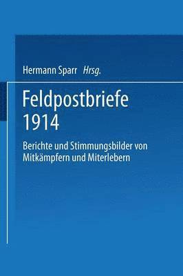 bokomslag Feldpostbriefe 1914