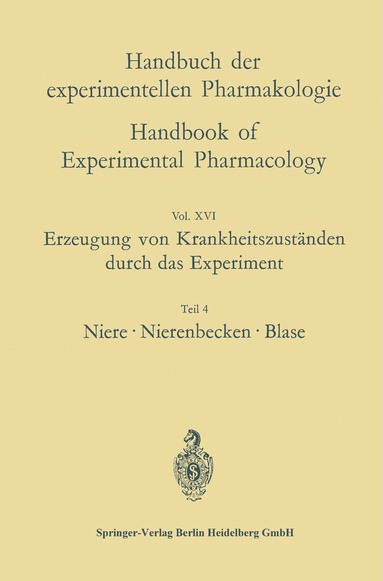 Oskar Eichler, Helmut Haase - Erzeugung von Krankheitszuständen durch das Experiment, Häftad