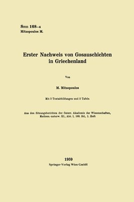 bokomslag Erster Nachweis von Gosauschichten in Griechenland