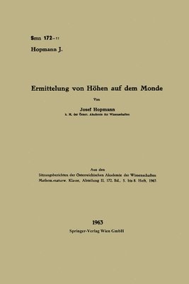 bokomslag Ermittelung von Hhen auf dem Monde