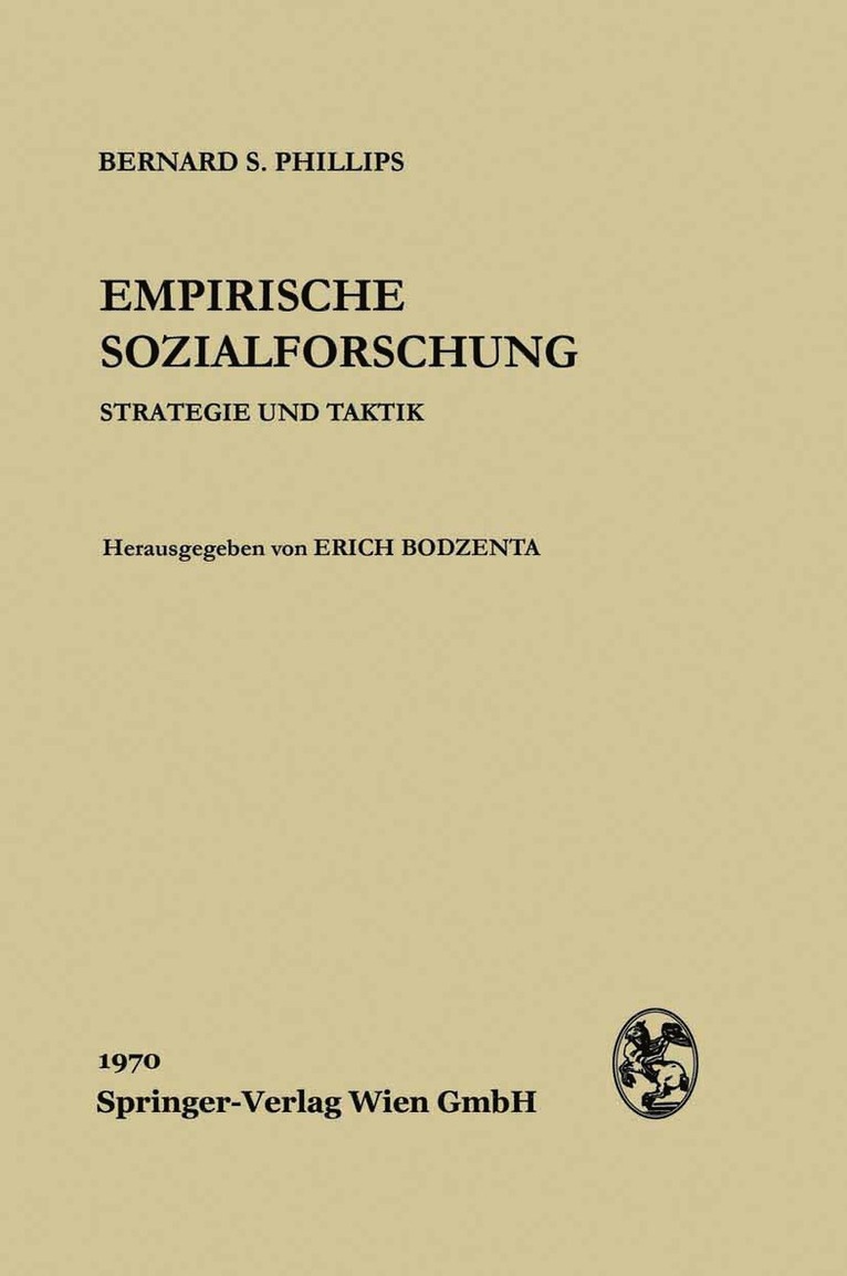 Empirische Sozialforschung 1