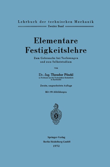 bokomslag Elementare Festigkeitslehre