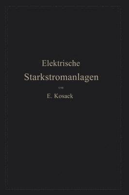 bokomslag Elektrische Starkstromanlagen