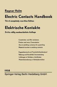 bokomslag Elektrische Kontakte / Electric Contacts Handbook
