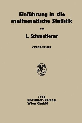 bokomslag Einführung in Die Mathematische Statistik