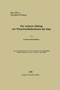 bokomslag Ein weiterer Beitrag zur Wassermolluskenfauna des Iran