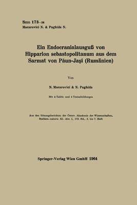 Ein Endocranialausgu von Hipparion sebastopolitanum aus dem Sarmat von P&#259;un-Ja&#351;i (Rumnien) 1