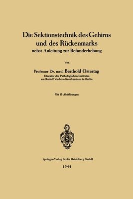 Die Sektionstechnik des Gehirns und des Rckenmarks 1