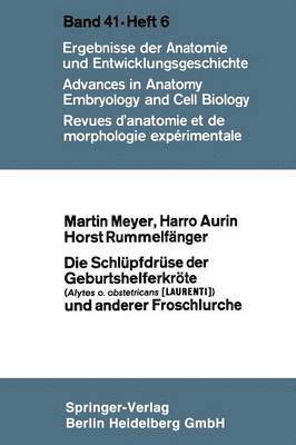 bokomslag Die Schlpfdrse der Geburtshelferkrte (Alytes o. obstetricans [LAURENTI]) und anderer Froschlurche