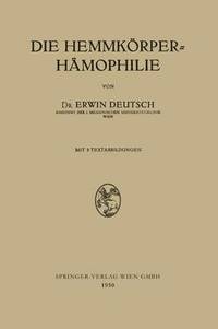 bokomslag Die Hemmkrper-Hmophilie