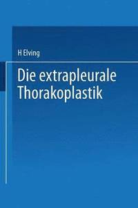 bokomslag Die extrapleurale Thorakoplastik