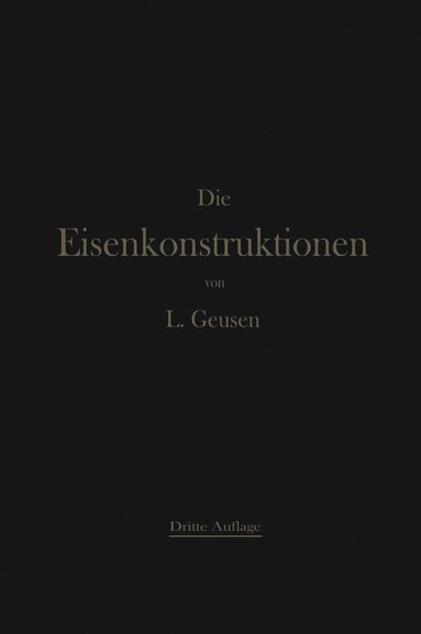 bokomslag Die Eisenkonstruktionen
