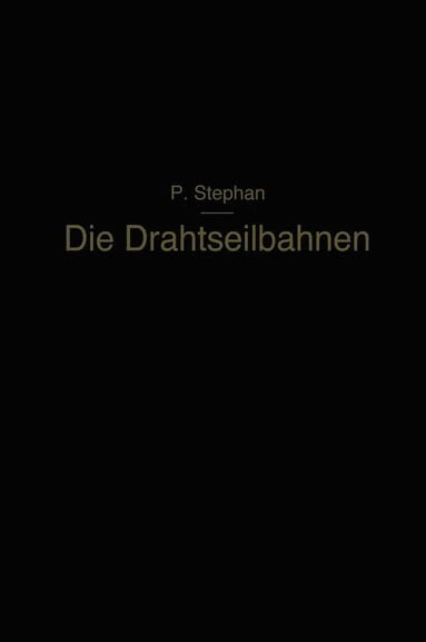 bokomslag Die Drahtseilbahnen