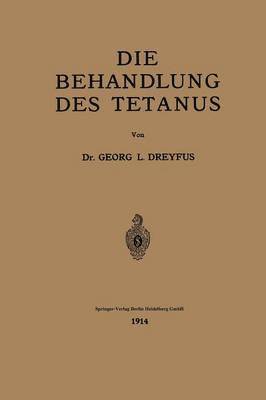 Die Behandlung des Tetanus 1