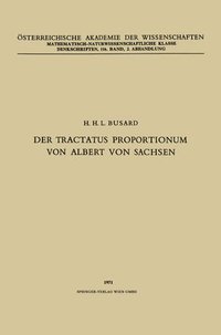 bokomslag Der Tractatus Proportionum von Albert von Sachsen