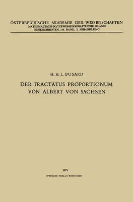 Der Tractatus Proportionum von Albert von Sachsen 1