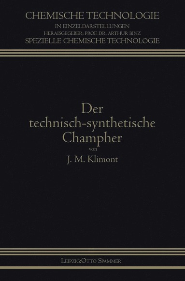 bokomslag Der Technisch-Synthetische Campher