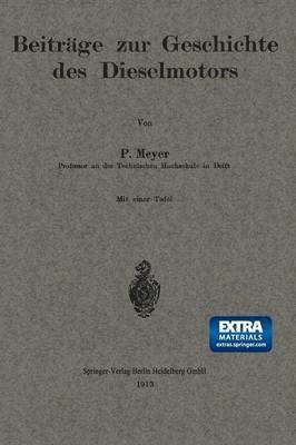 Beitrge zur Geschichte des Dieselmotors 1