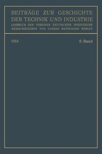 bokomslag Beiträge zur Geschichte der Technik und Industrie