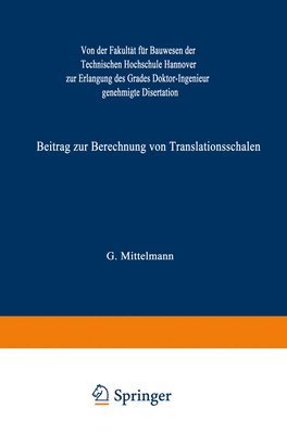 bokomslag Beitrag zur Berechnung von Translationsschalen