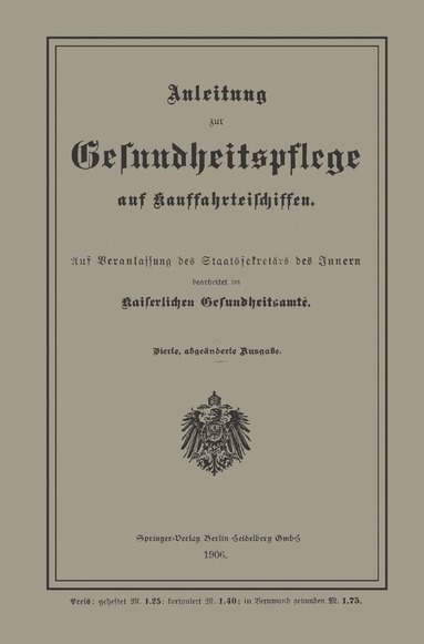 bokomslag Anleitung zur Gesundheitspflege auf Kauffahrteischiffen