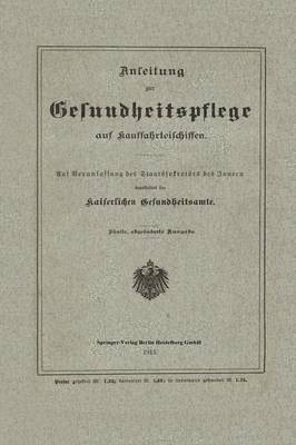 Anleitung zur Gesundheitspflege auf Kauffahrteischiffen 1