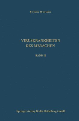 bokomslag Viruskrankheiten des Menschen