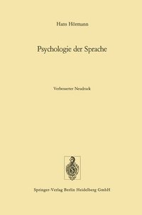 bokomslag Psychologie der Sprache