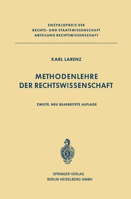 bokomslag Methodenlehre der Rechtswissenschaft