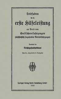 bokomslag Leitfaden fr die erste Hilfeleistung an Bord von Seefischereifahrzeugen (einschlielich seegehenden Betriebsfahrzeugen)