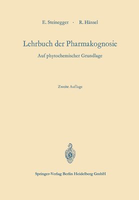 bokomslag Lehrbuch der Pharmakognosie