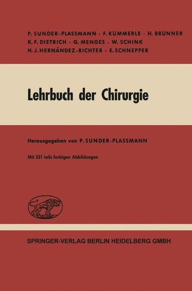 bokomslag Lehrbuch der Chirurgie