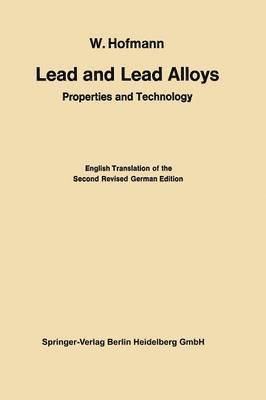 bokomslag Lead and Lead Alloys