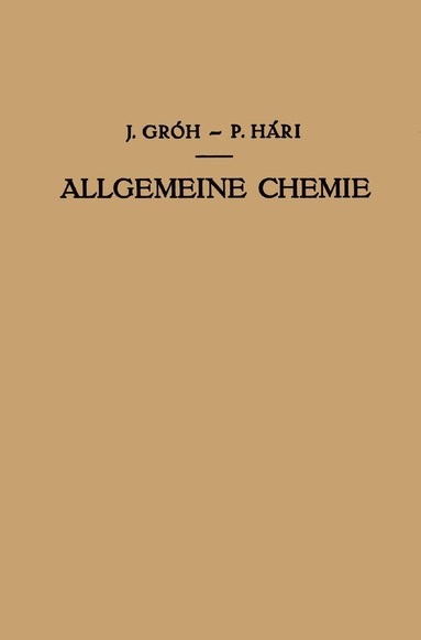 bokomslag Kurzes Lehrbuch der Allgemeinen Chemie