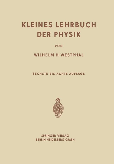 bokomslag Kleines Lehrbuch der Physik