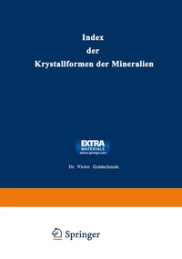 bokomslag Index der Krystallformen der Mineralien