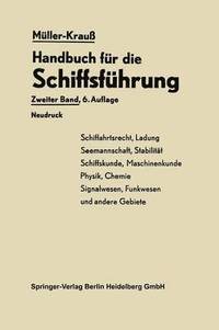 bokomslag Handbuch fr die Schiffsfhrung