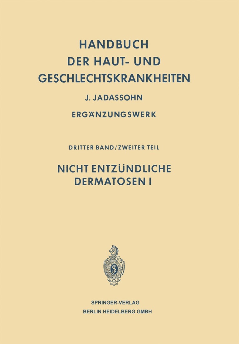 Handbuch der Haut- und Geschlechtskrankheiten 1