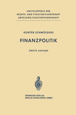 bokomslag Finanzpolitik