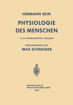 bokomslag Einfhrung in die Physiologie des Menschen