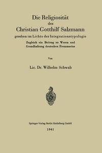 bokomslag Die Religiositt des Christian Gotthilf Salzmann