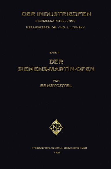 bokomslag Der Siemens-Martin-Ofen